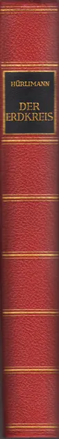 Book spine: Martin Hürlimann - Der Erdkreis