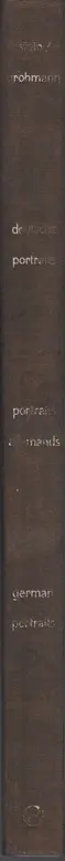 Book spine: Fred; Grohmann Stein - Deutsche Portraits / Portraits Allemands / German Portraits