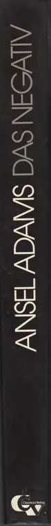 Book spine: Ansel Adams - Das Negativ