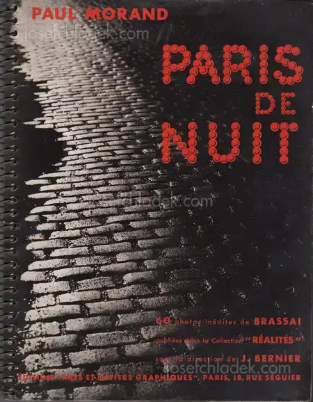 Cover of Brassaï & Paul Morand - Paris de Nuit. 60 Photos inédites de Brassaï