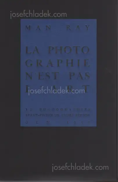 Cover of Man Ray - Photographie n'est pas L'Art (2009 reprint)