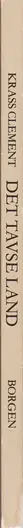 Book spine: Krass Clement - Det tavse land