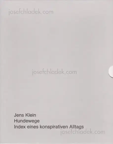Cover of Jens Klein - Hundewege. Index eines konspirativen Alltags