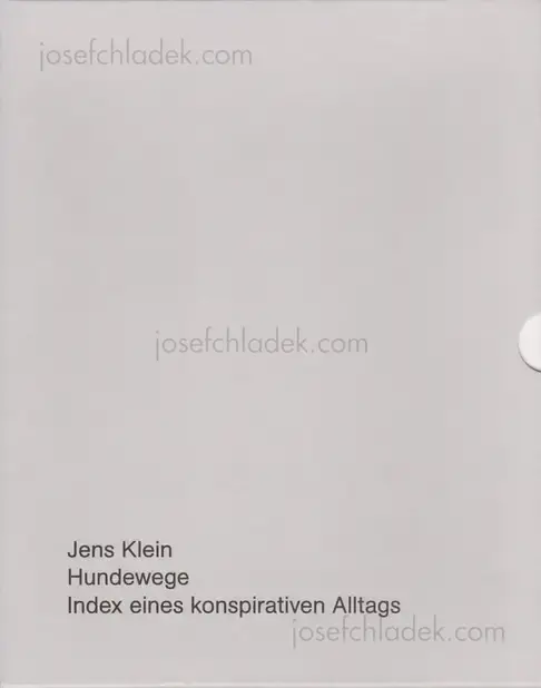 Cover of Jens Klein - Hundewege. Index eines konspirativen Alltags