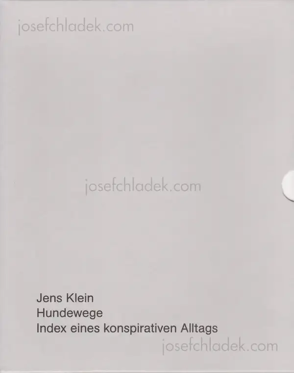 Cover of Jens Klein - Hundewege. Index eines konspirativen Alltags