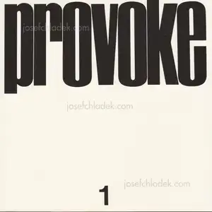 Cover of Yutaka Takanashi, Takuma, Nakahira, Koji Taki - Provoke #1 (プロヴォーク 思想のための挑発的資料 季刊第1号)