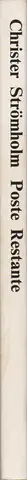 Book spine: Christer Strömholm - Poste Restante