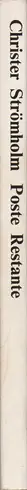 Book spine: Christer Strömholm - Poste Restante