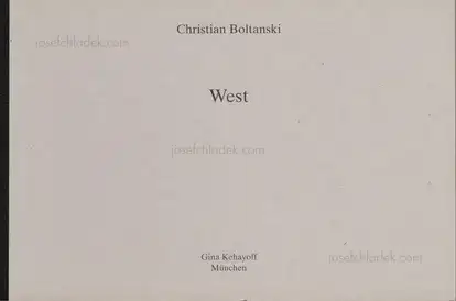 Cover of Christian Boltanski - Ost / West