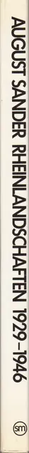 Book spine: August Sander - Rheinlandschaften