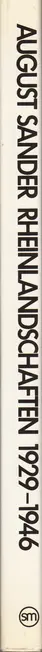 Book spine: August Sander - Rheinlandschaften