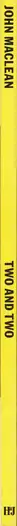 Book spine: John MacLean - Two and Two
