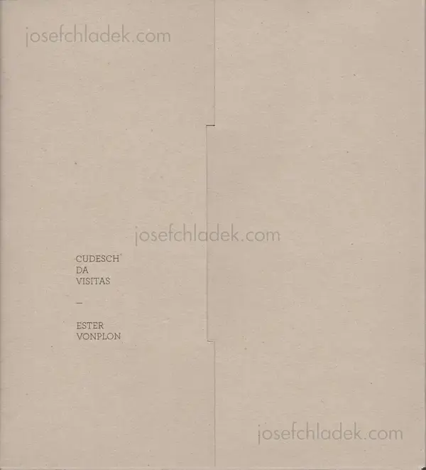 Cover of Ester Vonplon - cudesch da visitas