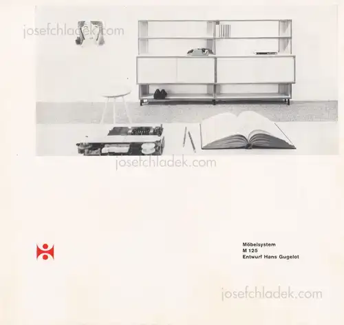 Cover of Hans Gugelot - Möbelsystem M 125 Werbeprospekt / advertising brochure