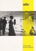 Braun - Triennale 1957 - Vitrine der Nationen - Werbeprospekt / advertising leaflet