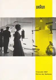Cover of Braun - Triennale 1957 - Vitrine der Nationen - Werbeprospekt / advertising leaflet