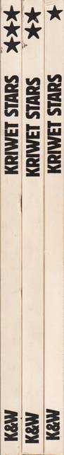  Ferdinand Kriwet - Stars - Lexikon in 3 Bänden (Spines)