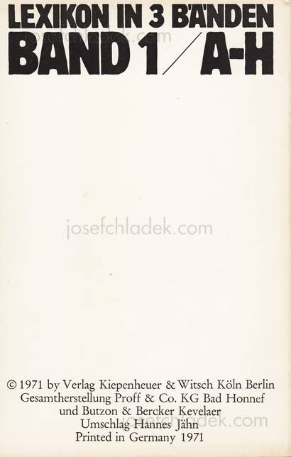  Ferdinand Kriwet - Stars - Lexikon in 3 Bänden (Book 1 b...