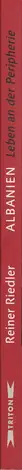 Book spine: Reiner Riedler - Albanien