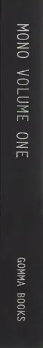 Book spine: Various - MONO