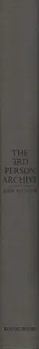 Book spine: John Stezaker - The 3rd Person Archive