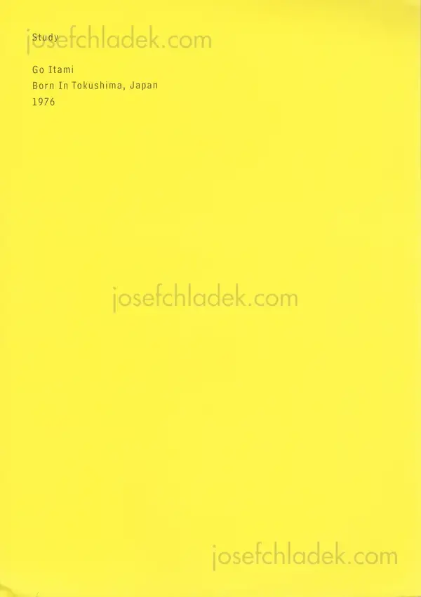 Cover of Go Itami - Study