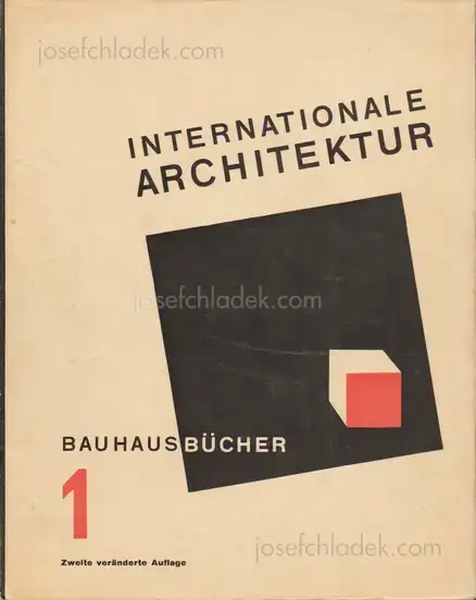 Cover of Walter Gropius - Internationale Architektur