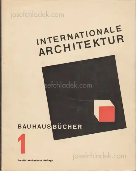 Cover of Walter Gropius - Internationale Architektur
