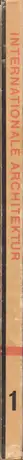 Book spine: Walter Gropius - Internationale Architektur