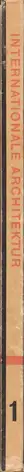 Book spine: Walter Gropius - Internationale Architektur
