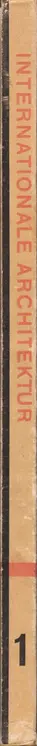 Book spine: Walter Gropius - Internationale Architektur