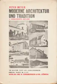 Peter Meyer - Moderne Architektur und Tradition.