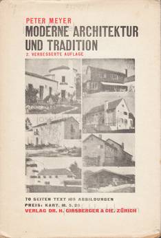  Peter Meyer - Moderne Architektur und Tradition. 2. verb...