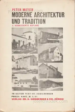 Cover of Peter Meyer - Moderne Architektur und Tradition.