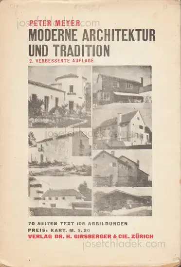 Cover of Peter Meyer - Moderne Architektur und Tradition.