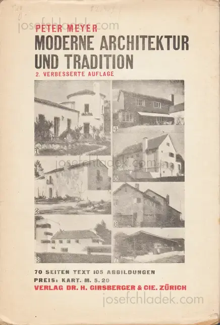 Cover of Peter Meyer - Moderne Architektur und Tradition.