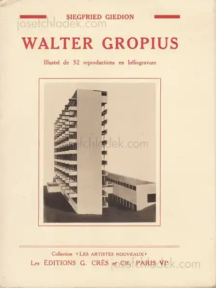 Cover of Sigfried Giedion - Walter Gropius