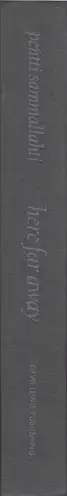 Book spine: Pentti Sammallahti - Here Far Away