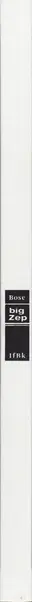 Book spine: Günter Karl Bose - Big Zep. 300 anonyme Fotos von Zeppelinen. 1924-1939
