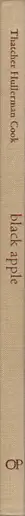 Book spine: Thatcher Hullerman Cook - Black Apple   