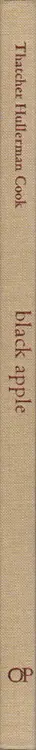 Book spine: Thatcher Hullerman Cook - Black Apple   