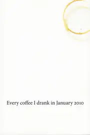 Hermann Zschiegner - Every coffee I drank in January 2010