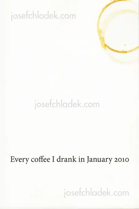 Cover of Hermann Zschiegner - Every coffee I drank in January 2010