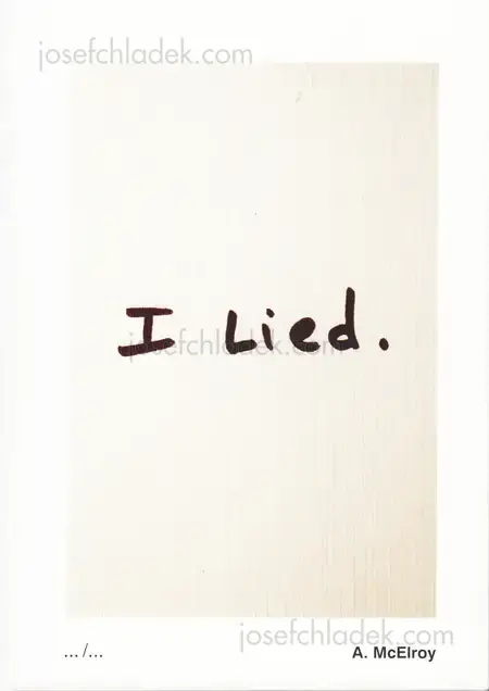 Cover of Aaron McElroy - I Lied