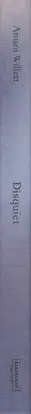 Book spine: Amani Willett - Disquiet