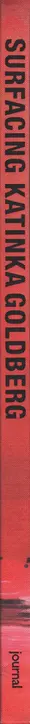 Book spine: Katinka Goldberg - Surfacing