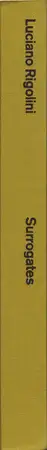 Book spine: Luciano Rigolini - Surrogates