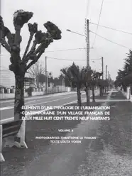 Cover of Christophe Le Toquin - Éléments d'une typologie de l'urbanisation contemporaine d'un village français de deux mille huit cent trente neuf habitants - Vol #4