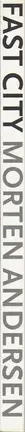 Book spine: Morten Andersen - Fast City
