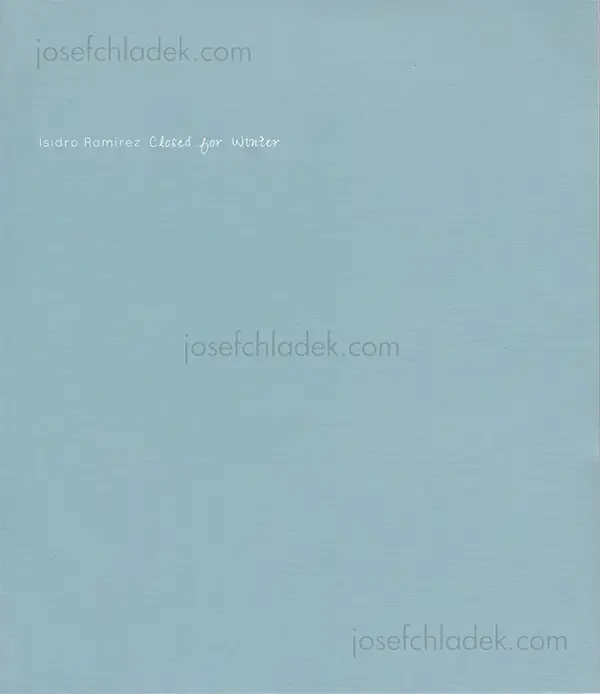 Cover of Isidro Ramírez  - Closed for Winter